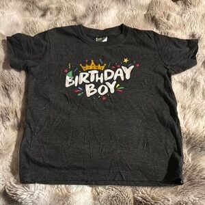 Birthday Boy Graphic T-Shirt - heather gray